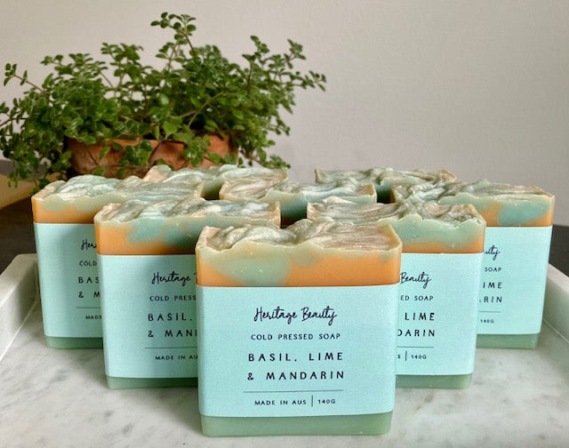Basil, Lime & Mandarin Soap