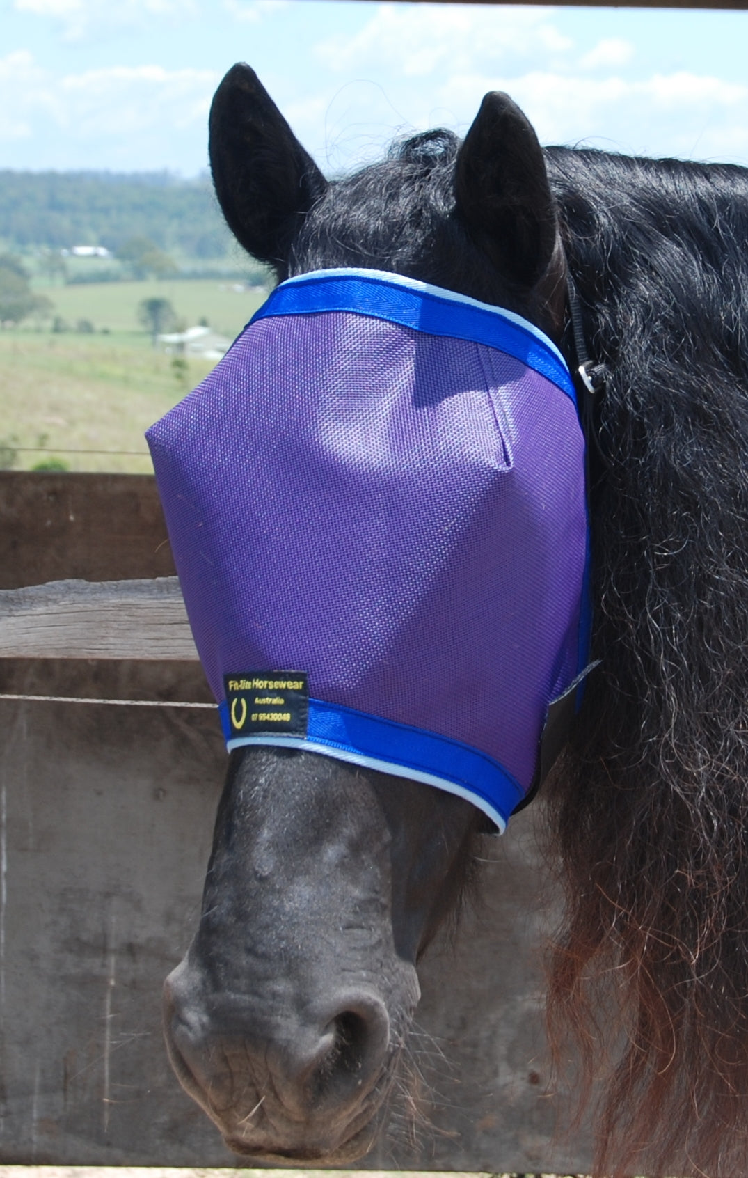 Aussie-Made Double Binding Fly Mask