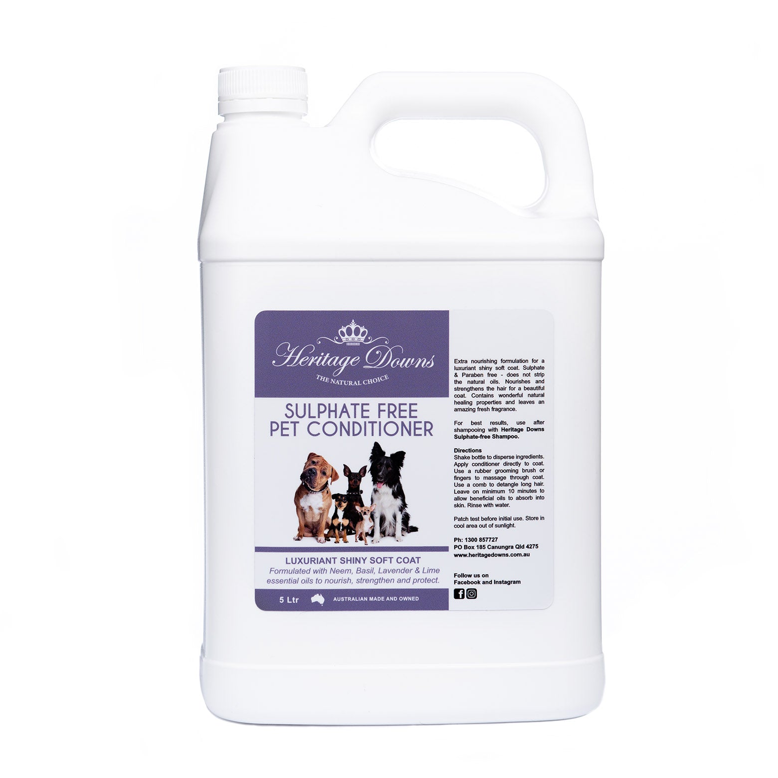 Neem, Basil & Lavender Pet Conditioner