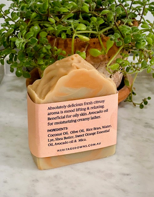 Sweet Orange & Avocado Oil Soap