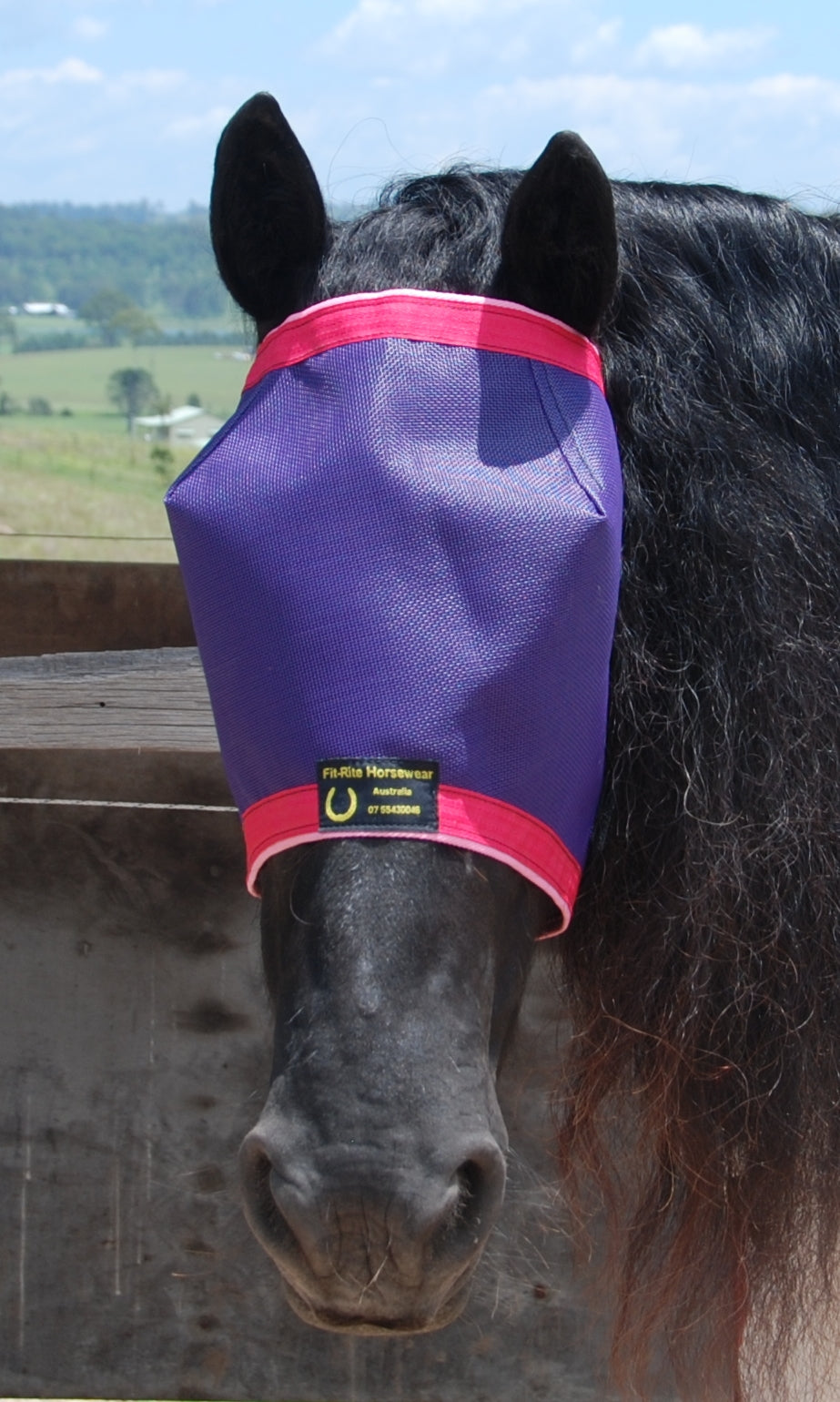 Aussie-Made Double Binding Fly Mask