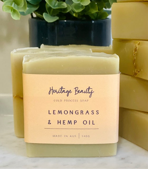 Lemongrass & Hemp Oil Soap