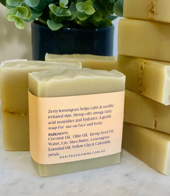 Lemongrass & Hemp Oil Soap